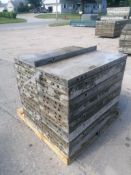 (30) 16" x 3' with 2" Ledge Wall-Ties Aluminum Concrete Forms, Smooth 6-12 Hole Pattern. Located