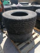 (2) Michelin 455/55R 22.5 Drive Tires. Located at 301 E Henry Street, Mt. Pleasant, IA 52641.