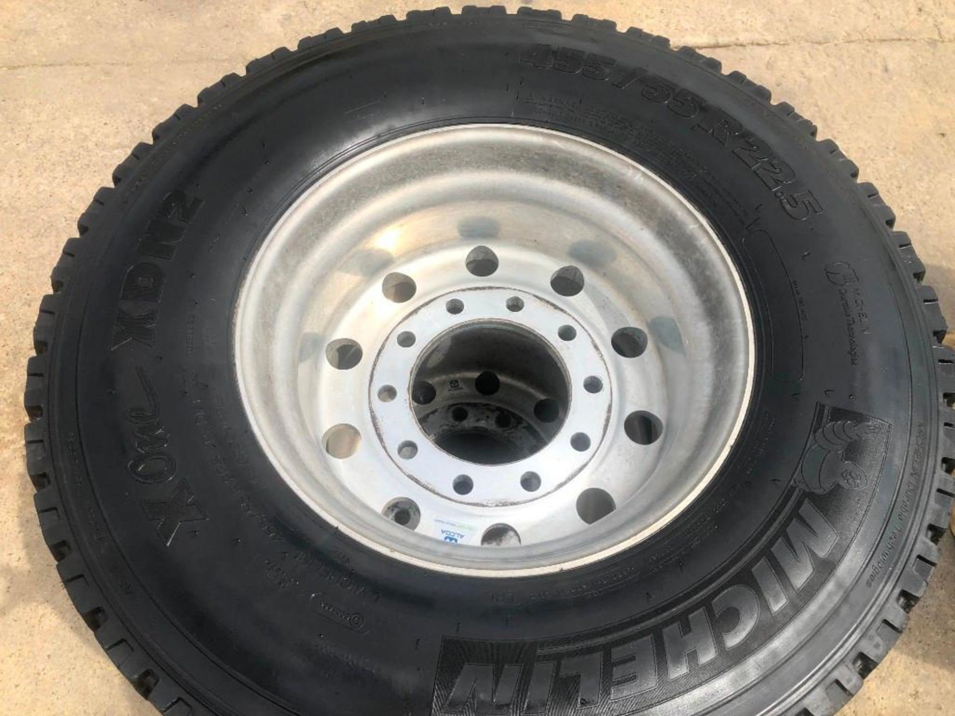 (2) Michelin 455/55R 22.5 Drive Tires with Rims. Located at 301 E Henry Street, Mt. Pleasant, IA - Image 2 of 2