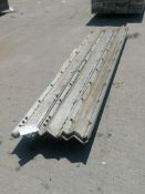 (9) 9' W's Wall-Ties Aluminum Concrete Forms, Smooth 6-12 Hole Pattern. Located at 301 E Henry