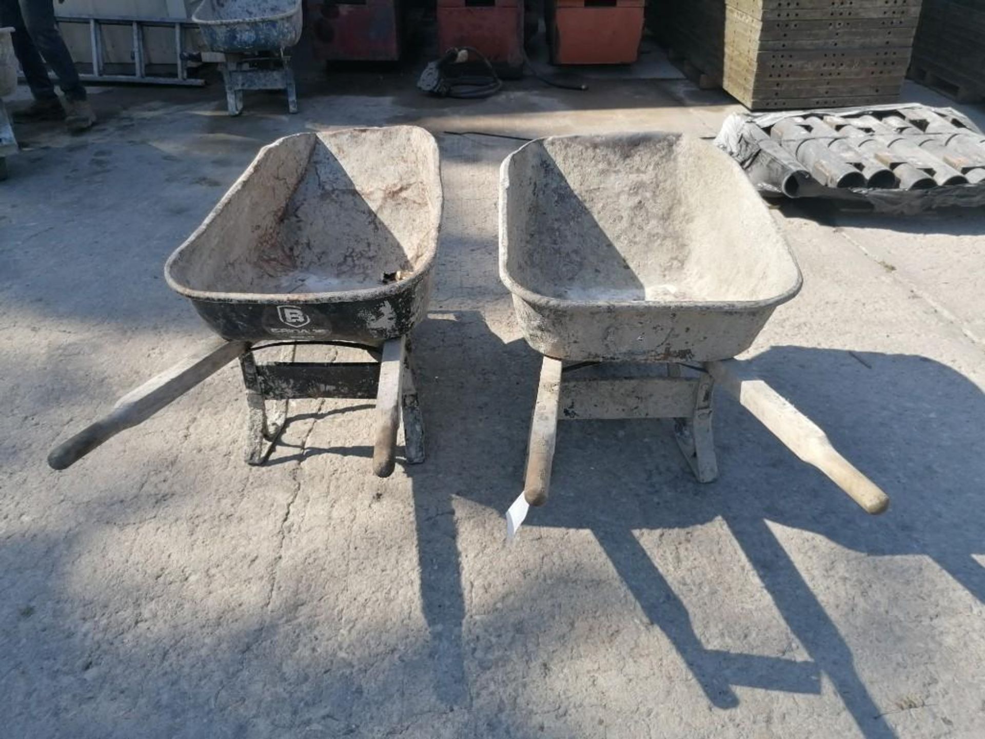 (2) Wheelbarrow. Located at 301 E Henry Street, Mt. Pleasant, IA 52641.