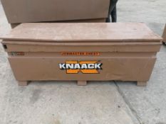 KNAACK Job Box Model 2472 with (22) Aluminum Brackets. Located at 301 E Henry Street, Mt.