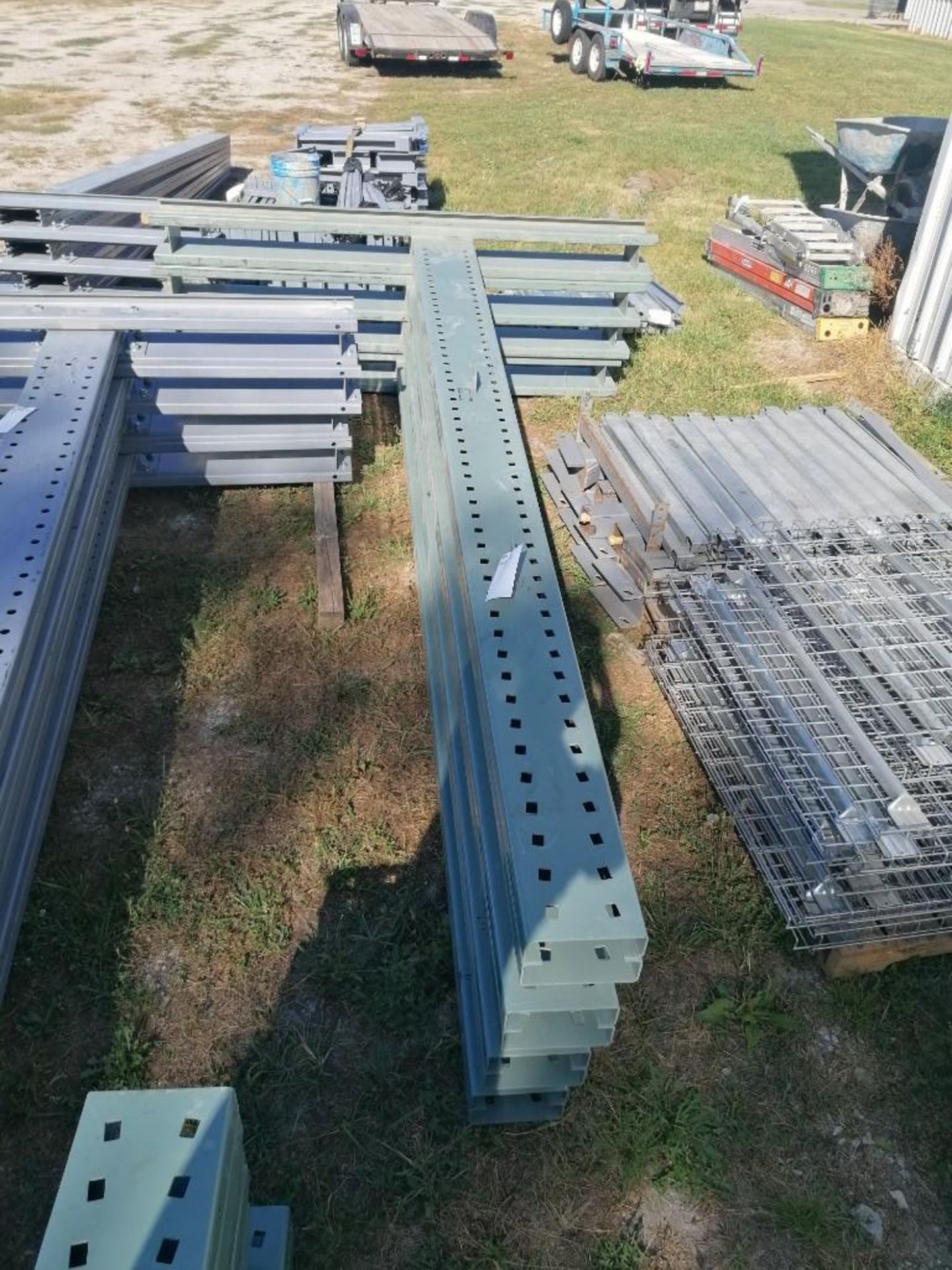 (4) Squared hole 8' x 14' Starter Straight Cantilever Rack. Located at 301 E Henry Street, Mt.