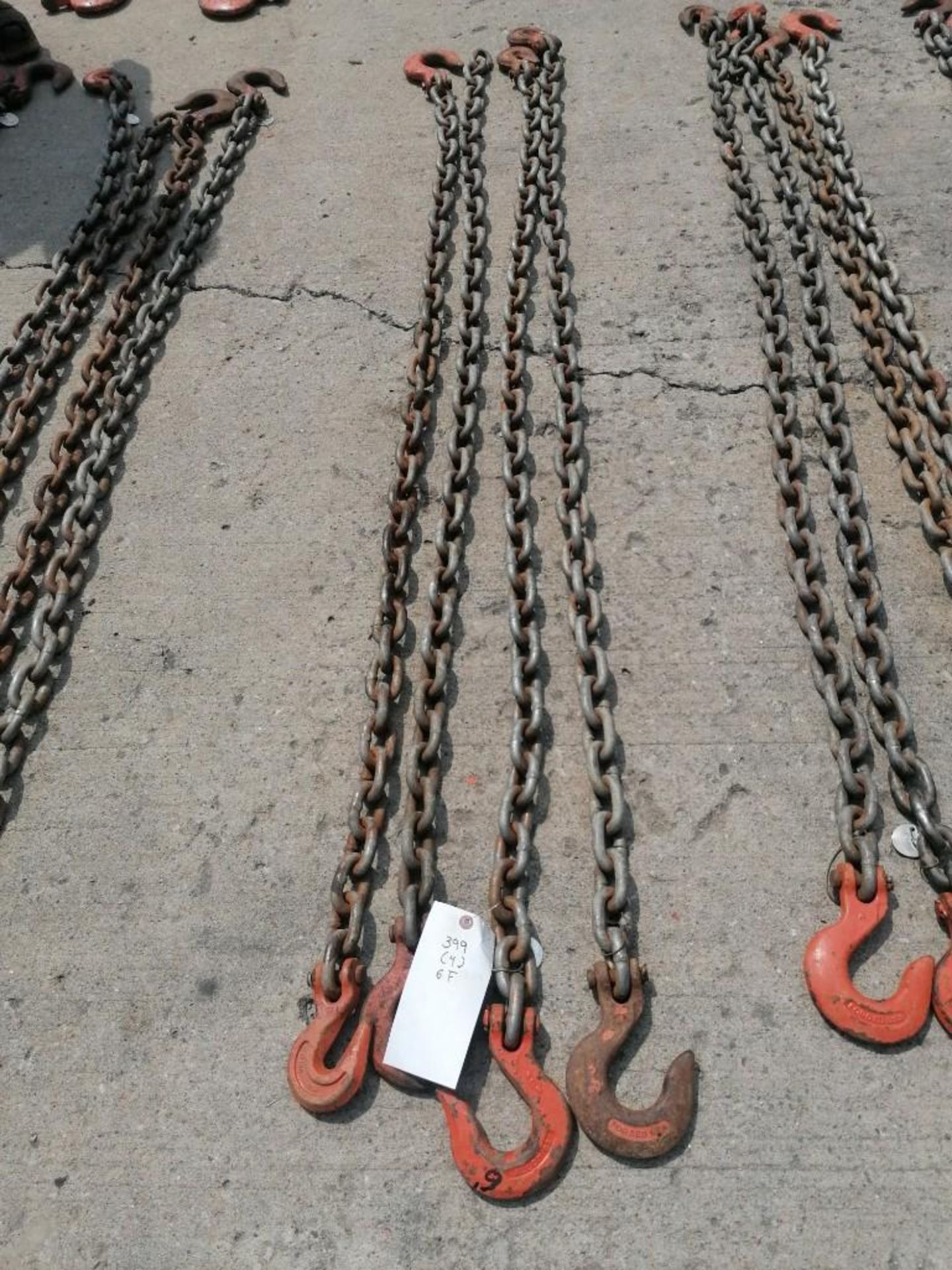 (4) 1/2" USA 6' Chain with hook. Located at 301 E Henry Street, Mt. Pleasant, IA 52641.