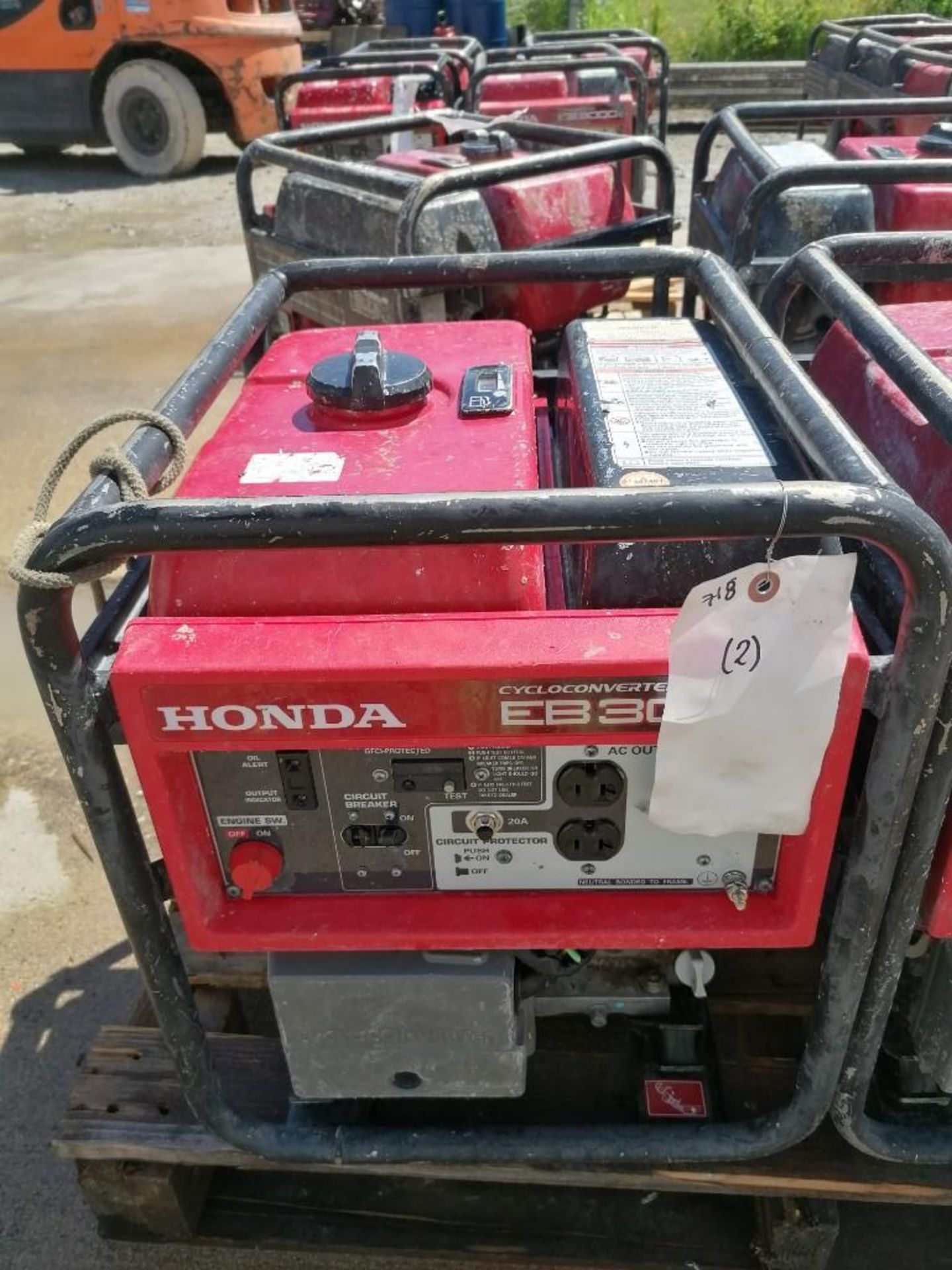 (2) Honda EB3000C Cycloconverter Generator. Located at 301 E Henry Street, Mt. Pleasant, IA 52641. - Image 2 of 3