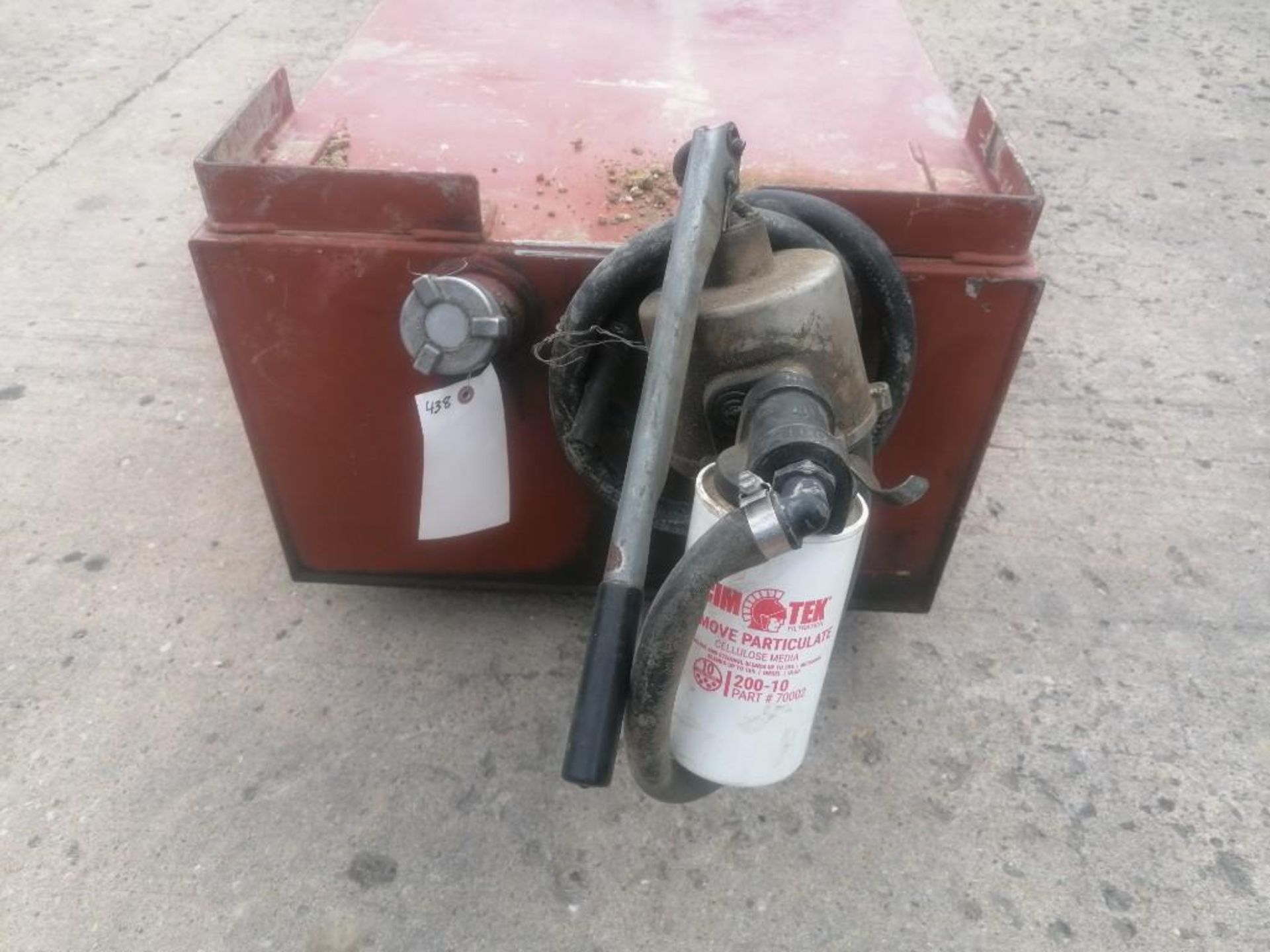 25" W x 74" L x 21" H Transfer Fuel Tank with Pump. Located at 301 E Henry Street, Mt. Pleasant, - Image 2 of 3