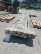 (8) 6" x 9' Wall-Ties Aluminum Concrete Forms, Smooth Brick 6-12 Hole Pattern. Located at 301 E