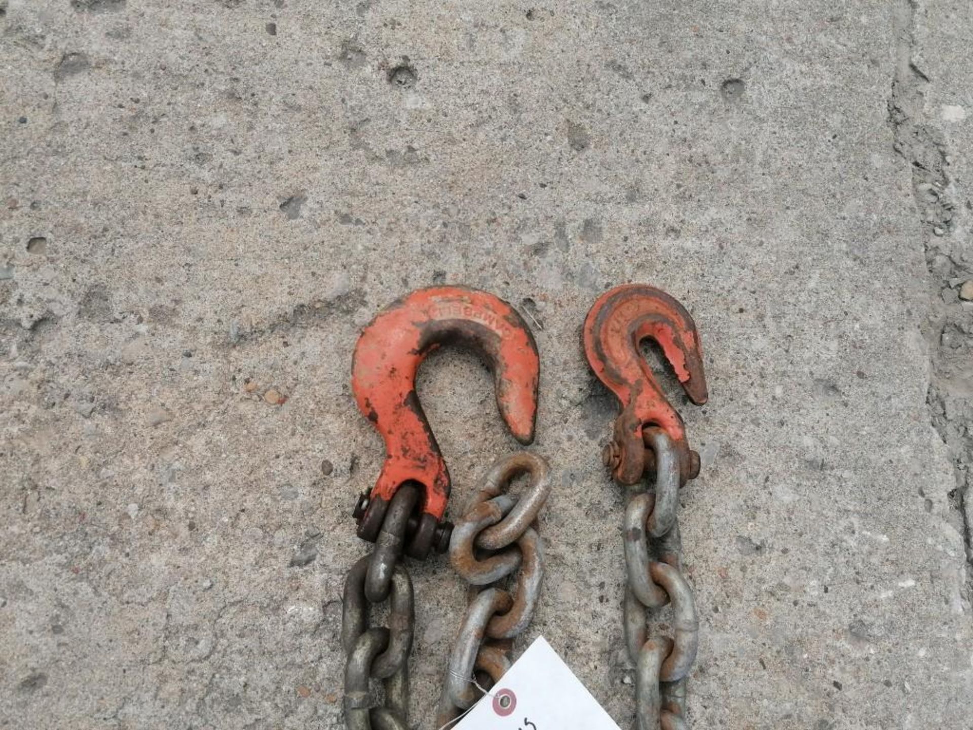 (3) 1/2" USA 4' & (1) 1/2" USA 2' Chain with Hook. Located at 301 E Henry Street, Mt. Pleasant, IA - Image 3 of 4