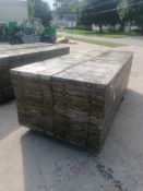 (30) 2' x 9' Wall-Ties Aluminum Concrete Forms, Laydowns, Smooth 6-12 Hole Pattern. Located at 301 E