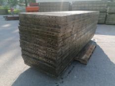 (20) 3' x 10' Wall-Ties Aluminum Concrete Forms, Smooth 6-12 Hole Pattern. Located at 301 E Henry