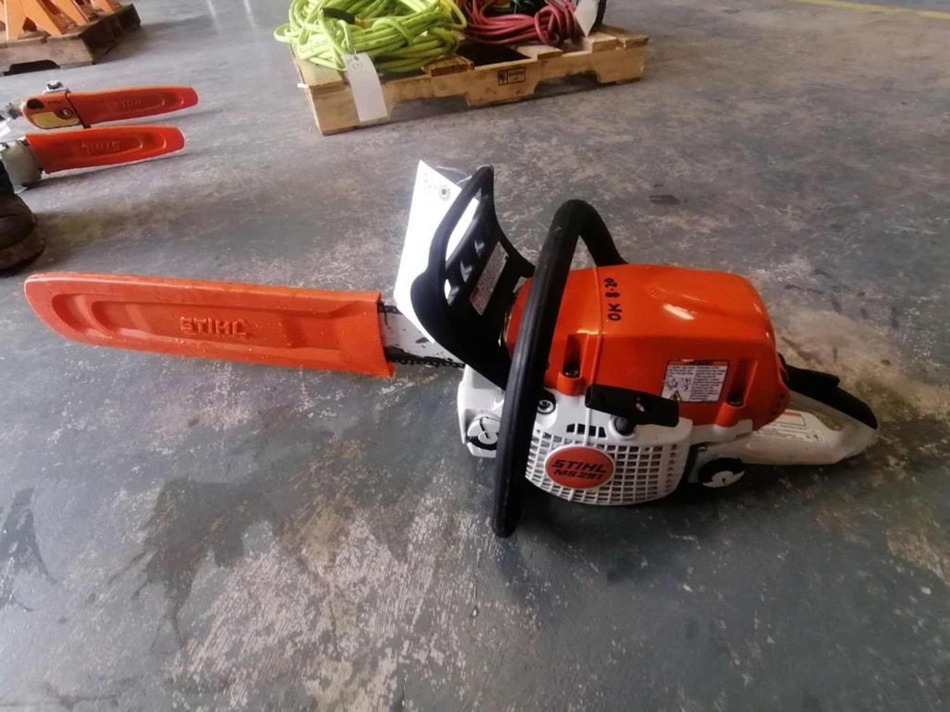 (1) Stihl MS291 Chainsaw. Located at 301 E Henry Street, Mt. Pleasant, IA 52641.