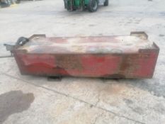 25" W x 74" L x 21" H Transfer Fuel Tank with Pump. Located at 301 E Henry Street, Mt. Pleasant,