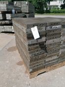 (30) 12" x 4' Wall-Ties Aluminum Concrete Forms, Smooth 6-12 Hole Pattern. Located at 301 E Henry