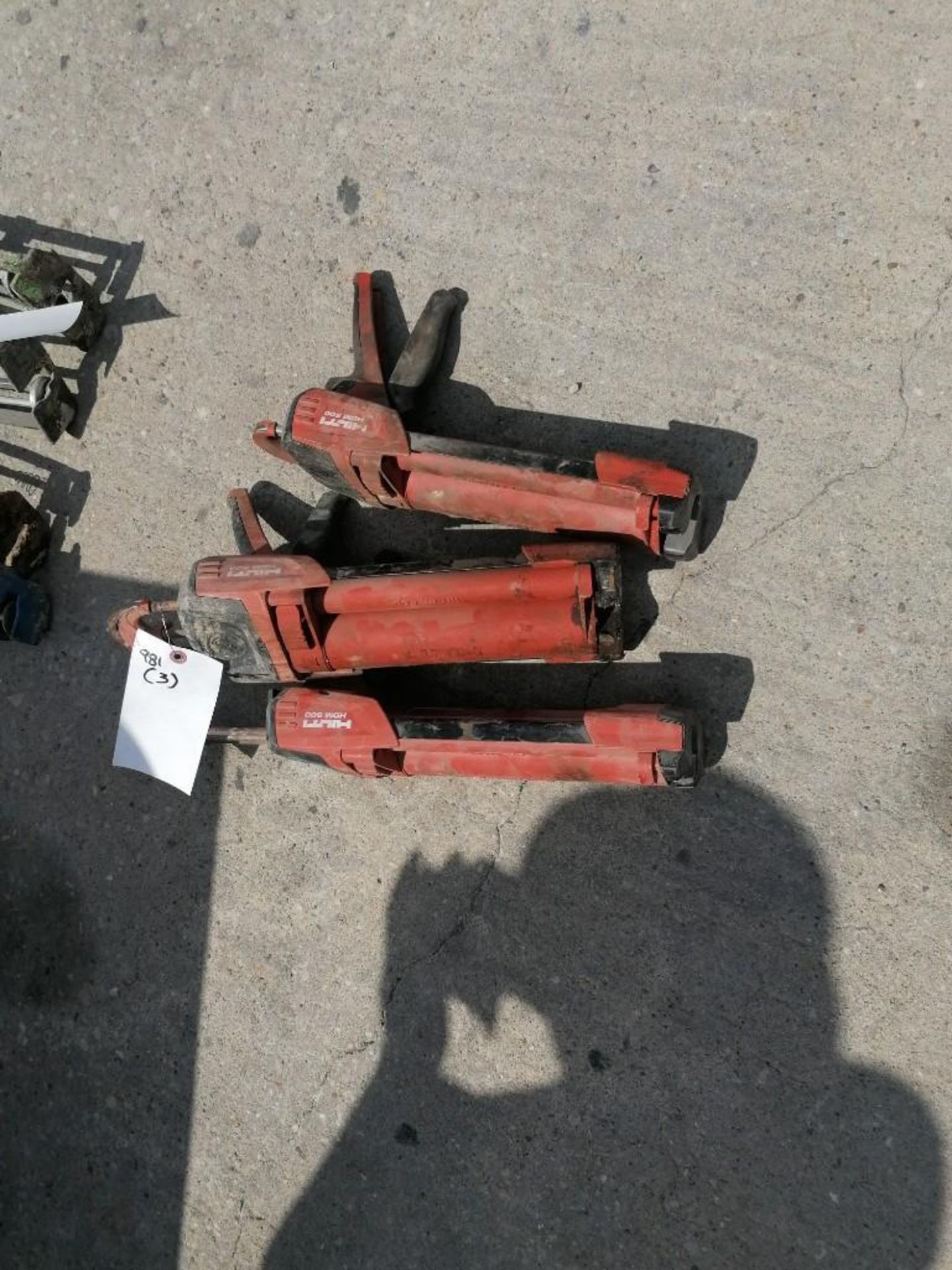 (3) Hilti HDM 500 Caulk Guns. Located at 301 E Henry Street, Mt. Pleasant, IA 52641.