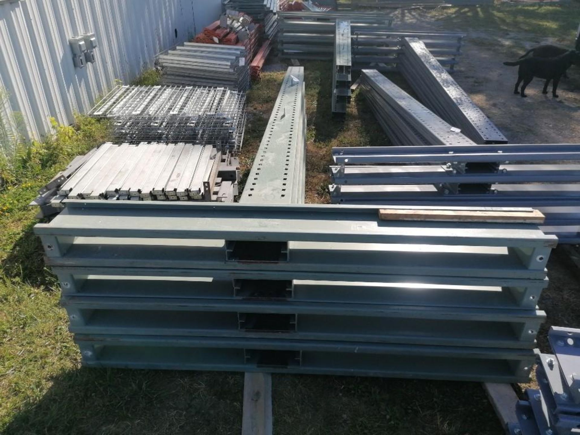 (4) Squared hole 8' x 14' Starter Straight Cantilever Rack. Located at 301 E Henry Street, Mt. - Image 2 of 3