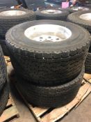 (2) Michelin 455/55R 22.5 Drive Tires with Rims. Located at 301 E Henry Street, Mt. Pleasant, IA