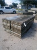 (30) 2' x 9' Wall-Ties Aluminum Concrete Forms, Laydowns, Smooth 6-12 Hole Pattern. Located at 301 E