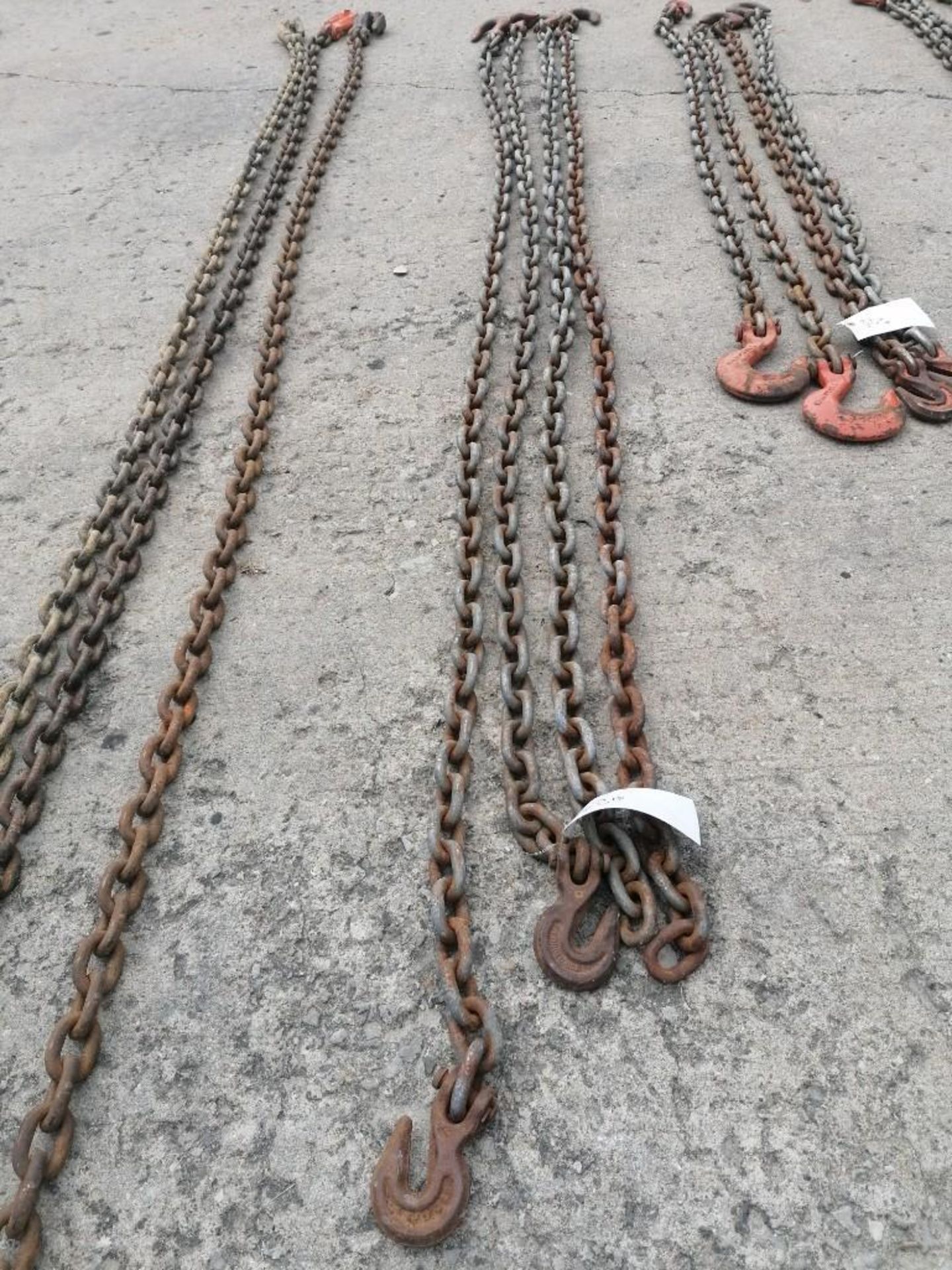 (4) 1/2" USA 9' Chain with hook. Located at 301 E Henry Street, Mt. Pleasant, IA 52641.