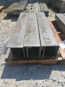 (6) 6" x 6"x 4' Full ISC Wall-Ties Aluminum Concrete Forms, Smooth 6-12 Hole Pattern. Located at 301