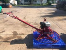 46" Allen Engineering Power Trowel, Serial #4461007010, Model 446 BASIC. Located at 301 E Henry