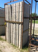 (23) 3' x 8' Symons Aluminum Concrete Forms, Smooth Brick 6-12 Hole Pattern. Located at 2086 E US