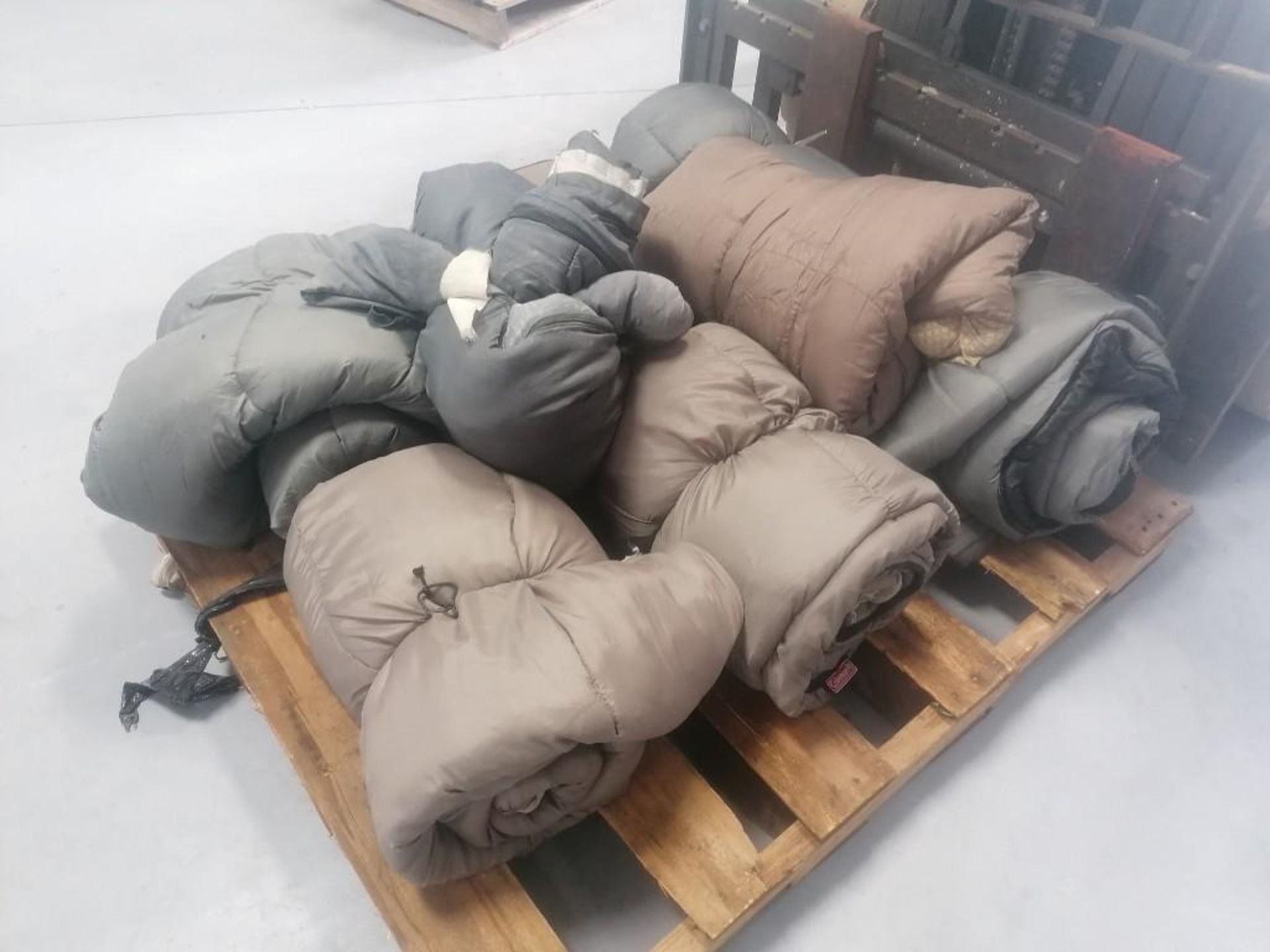 (8) Sleeping Bags. Located at 301 E Henry Street, Mt. Pleasant, IA 52641.