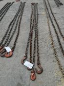 (4) 1/2" USA 10' Chain with hook. Located at 301 E Henry Street, Mt. Pleasant, IA 52641.