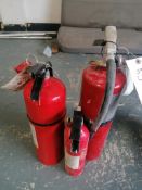 (3) Fire Extinguisher & (3) Traffic Cones. Located at 301 E Henry Street, Mt. Pleasant, IA 52641.