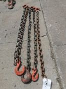 (5) 1/2" USA 4' Chain with hook. Located at 301 E Henry Street, Mt. Pleasant, IA 52641.