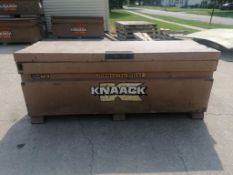 KNAACK Job Box Model 2472. Located at 301 E Henry Street, Mt. Pleasant, IA 52641.