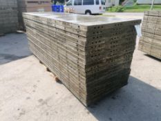 (20) 3' x 10' Wall-Ties Aluminum Concrete Forms, Smooth 6-12 Hole Pattern. Located at 301 E Henry