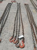 (4) 1/2" USA 10' Chain with hook. Located at 301 E Henry Street, Mt. Pleasant, IA 52641.