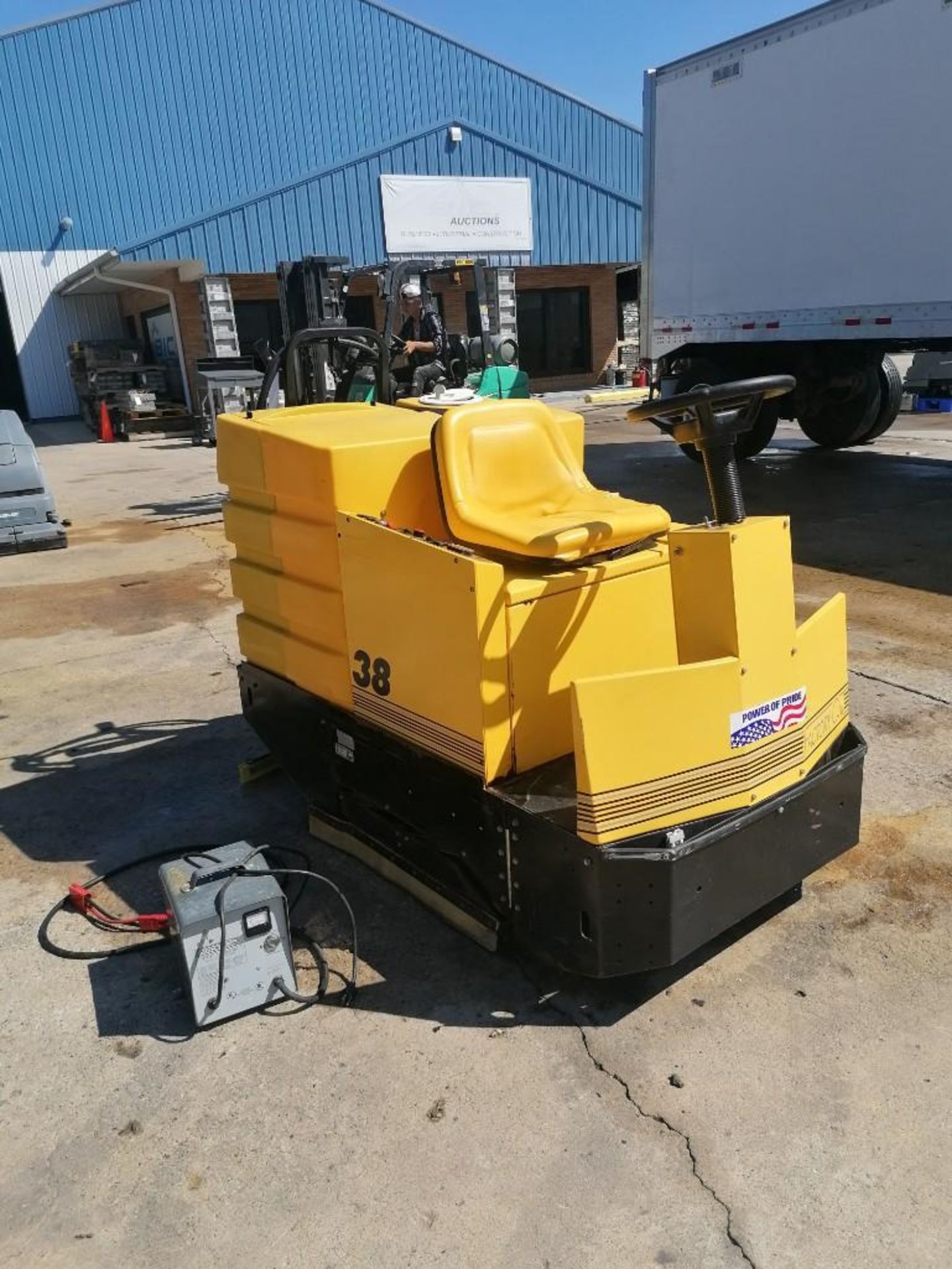 Factory Cat 38 Industrial Sweeper, Serial #JR38-2013, 2059 Hours, Model 38, with R.P.S Corporation