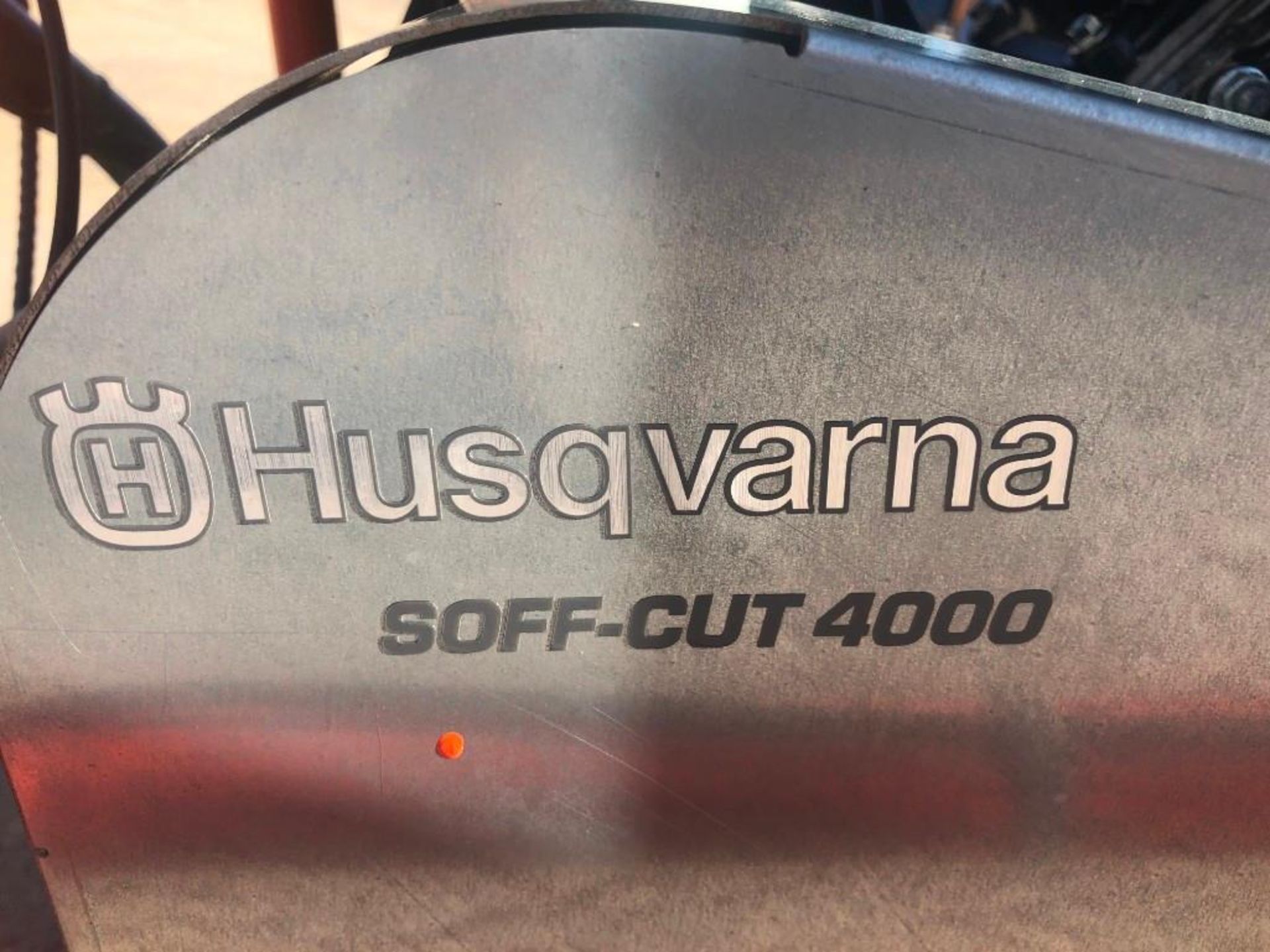 Husqvarna 20HP X4000 Soff Cut Saw with Vac Port, 4 Hours, Model Soff-Cut 4000, Kohler Command Pro - Image 5 of 7