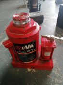 (1) BVA 50 TON Hydraulic Air Actuated Bottle Jack. Located at 301 E Henry Street, Mt. Pleasant, IA