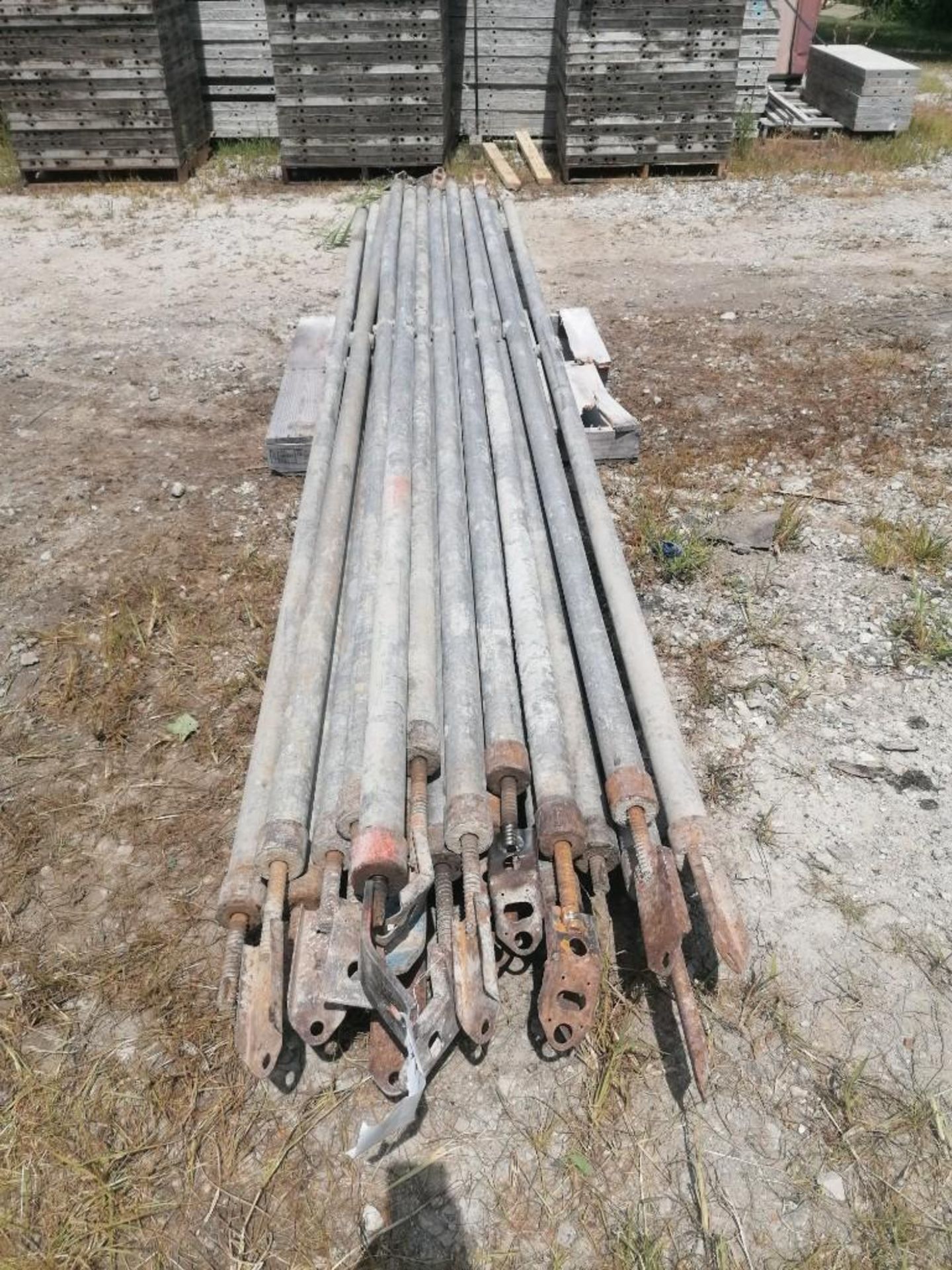 (20) 14' Aluminum Bracing Poles. Located at 301 E Henry Street, Mt. Pleasant, IA 52641.