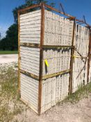 (23) 3' x 8' Symons Aluminum Concrete Forms, Smooth Brick 6-12 Hole Pattern. Located at 2086 E US