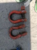 (2) Screw Pin Anchor Shackle. Located at 301 E Henry Street, Mt. Pleasant, IA 52641.