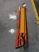 (1) STAR Equip Elevated Tall Fiberglass Tripod & (1) Grade Rod. Located at 301 E Henry Street, Mt.