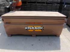 KNAACK Job Box Model 2472 with (59) Scaffolding Brackets. Located at 301 E Henry Street, Mt.