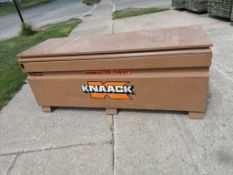 KNAACK Job Box Model 2472. Located at 301 E Henry Street, Mt. Pleasant, IA 52641.