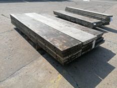 (14) 16" x 8' Wall-Ties Aluminum Concrete Forms, Smooth 6-12 Hole Pattern. Located at 301 E Henry