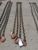 (4) 1/2" USA 6' Chain with hook. Located at 301 E Henry Street, Mt. Pleasant, IA 52641.