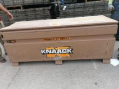 KNAACK Job Box Model 2472. Located at 301 E Henry Street, Mt. Pleasant, IA 52641.