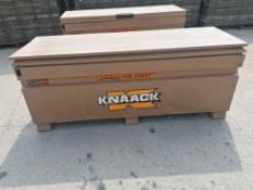 KNAACK Job Box Model 2472. Located at 301 E Henry Street, Mt. Pleasant, IA 52641.