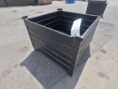 42" x 42" Stockable metal bin. Located at 301 E Henry Street, Mt. Pleasant, IA 52641.