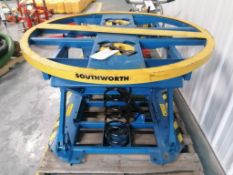 (1) Southworth Spring Scissor Lift Table. Located at 301 E Henry Street, Mt. Pleasant, IA 52641.