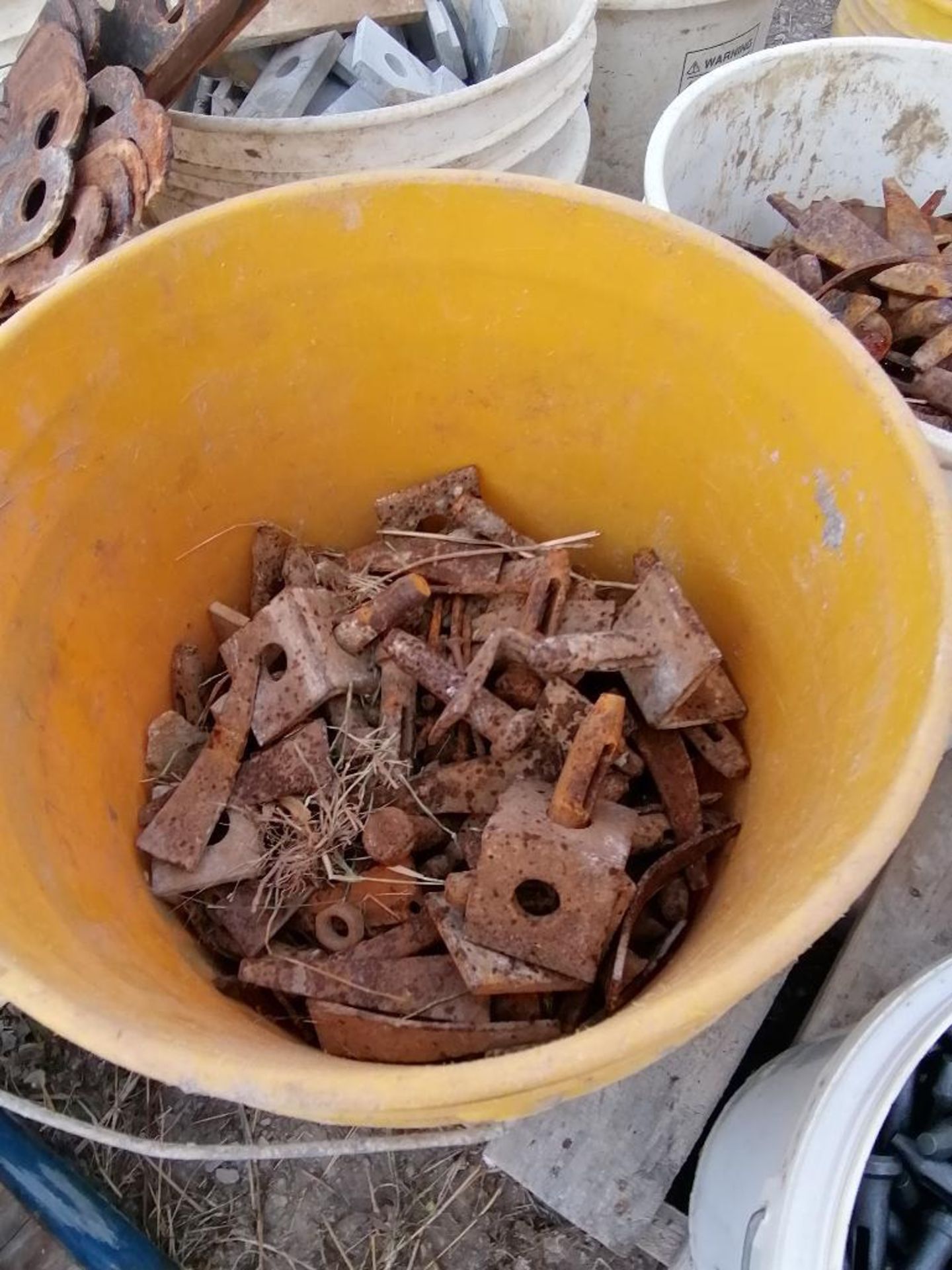 (12) Buckets of Pins & Wedges. Located in Ixonia, WI - Image 10 of 15