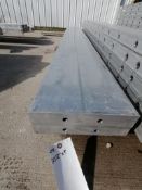 (2) 12" x 9' NEW Badger Smooth Aluminum Concrete Forms 8" Hole Pattern. Located in Mt. Pleasant,