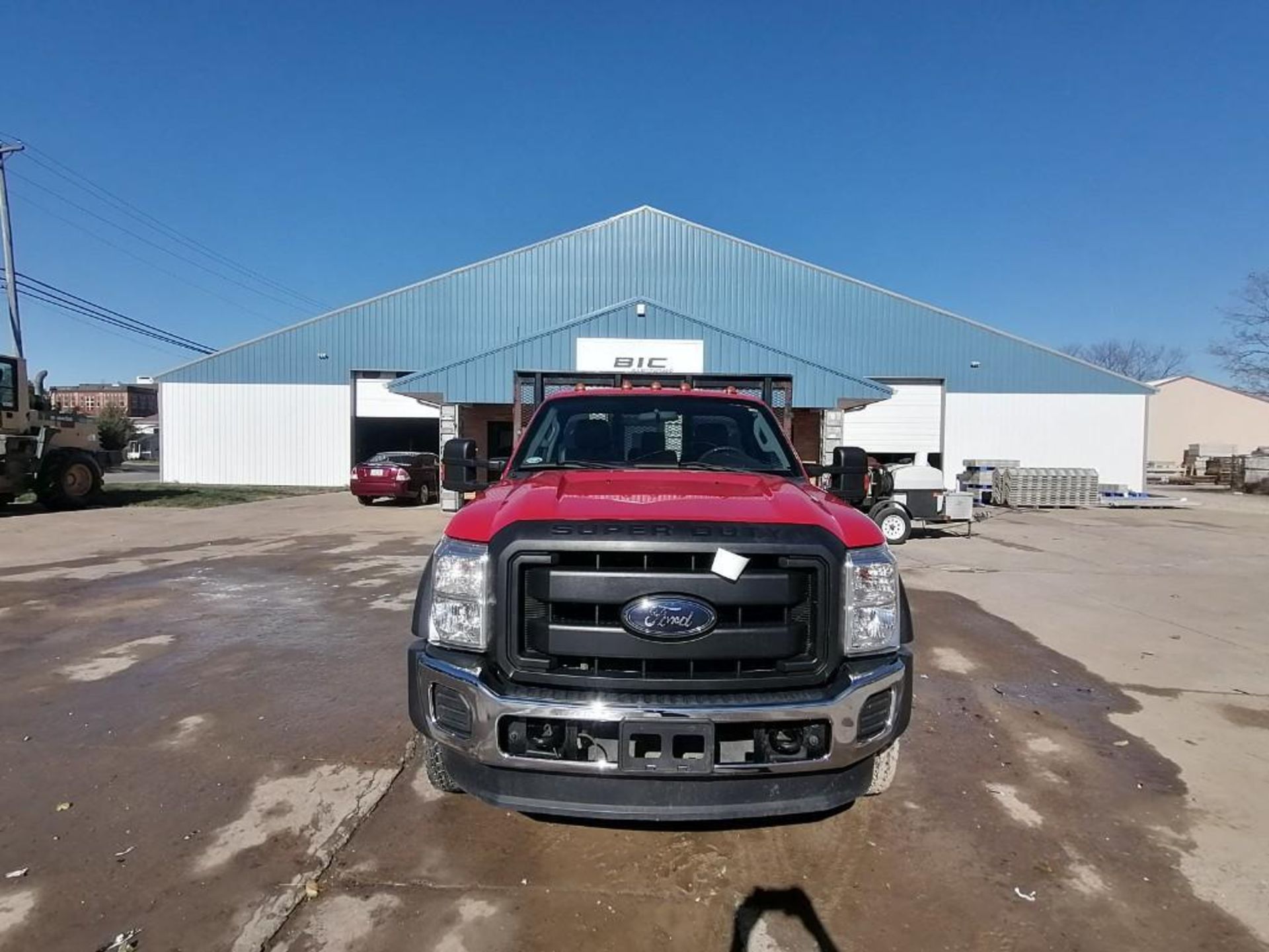 2014 Ford F550 4 x 4 Flat Bed Truck, VIN #1FDUF5HT4EEB22894, 141,305 Miles, 6.7L Power Stroke Diesel - Image 3 of 40